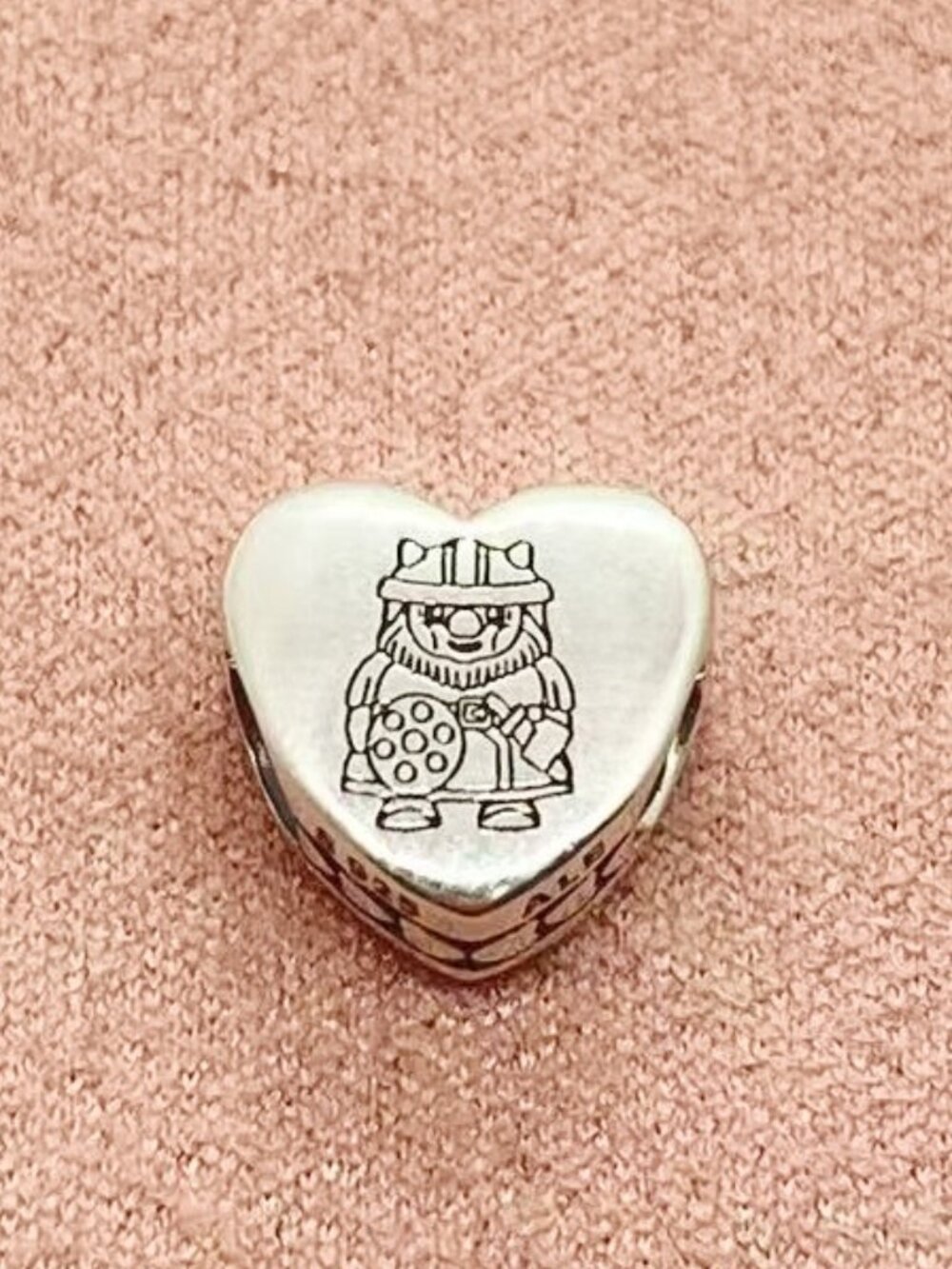 Pandora S925 Sterling Silver Clown Exclusive Heart Charm